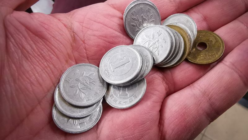 Bargeld in Japan, Münzen, Japanische Yen