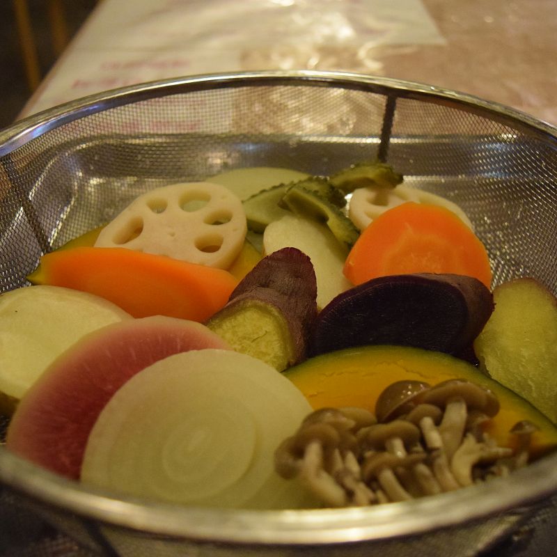 Gedünstetes Gemüse, Beppu Restaurant