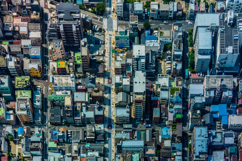 Tokyo von oben, Hauptstadt Japan, Japan Reisedauer